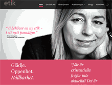 Tablet Screenshot of etikiarbetslivet.se